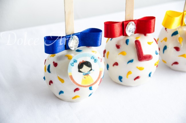 Maçãs de Chocolate Branca de Neve