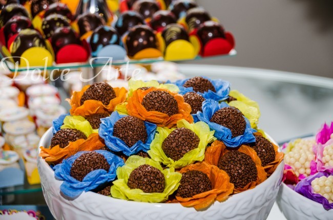 Mesa de Doces - Aniversário Hippie Chic