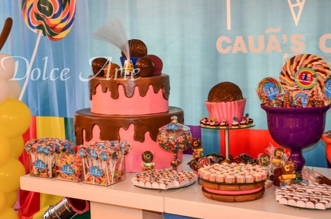 Mesa de Doces - Aniversário Infantil Candy Bar