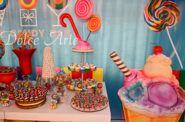 Mesa de Doces - Aniversário Infantil Candy Bar