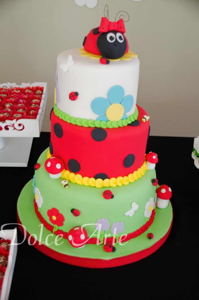 Mesa de Doces - Aniversário Infantil Joaninha