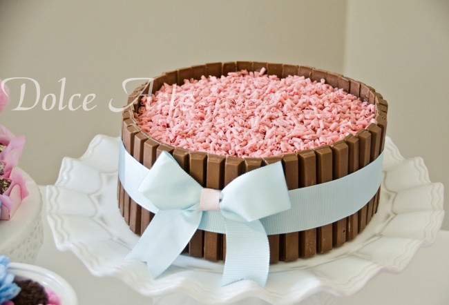 Mesa de Doces - Aniversário Infantil Rosa e Azul