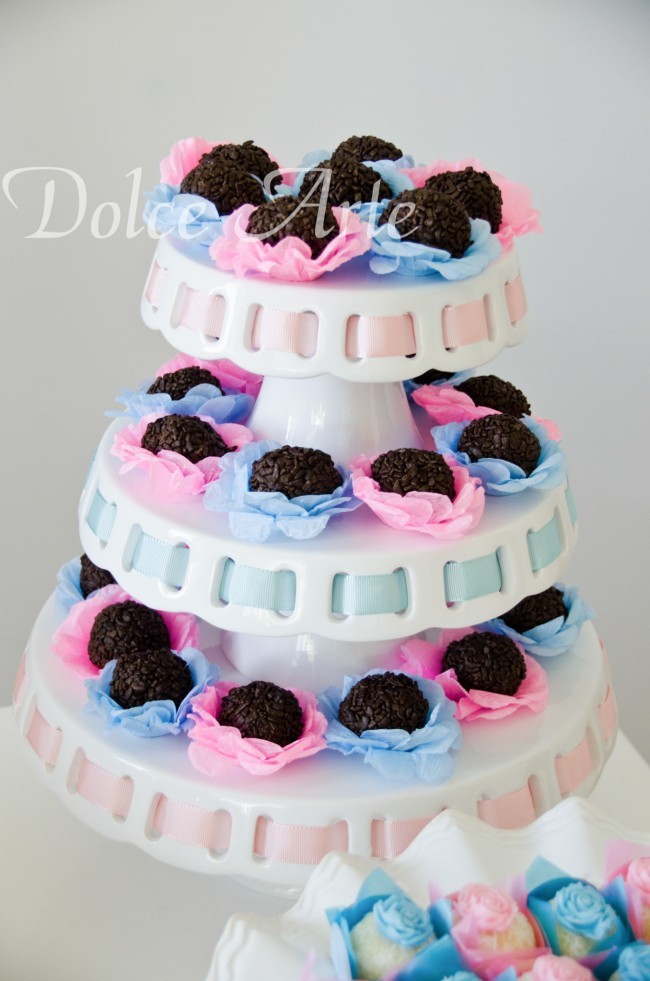 Mesa de Doces - Aniversário Infantil Rosa e Azul