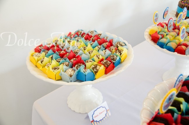 Mesa de Doces - Aniversário Infantil Urso Aviador