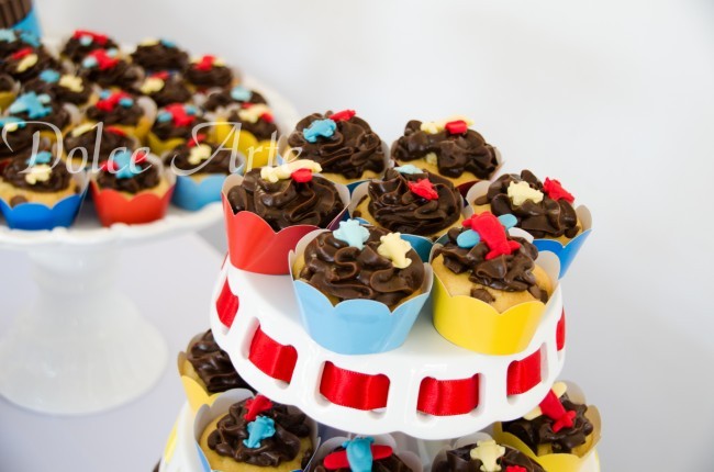 Mesa de Doces - Aniversário Infantil Urso Aviador