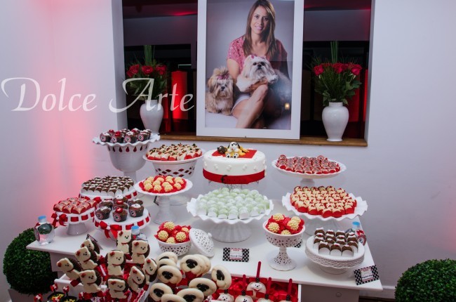 Mesa de Doces -  Aniversário Pet