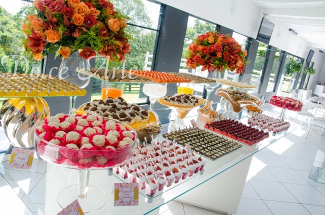 Mesa de Doces - Casamento Chácara Aburá