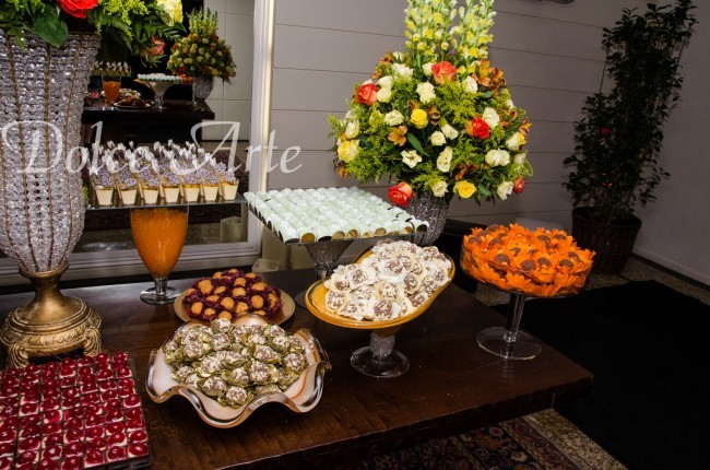 Mesa de Doces - Casamento Ilha do Mehl