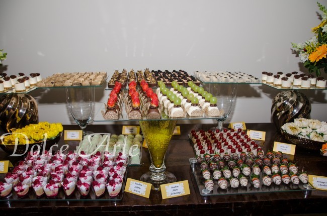 Mesa de Doces - Casamento Ilha do Mehl