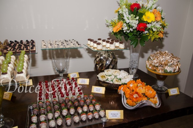 Mesa de Doces - Casamento Ilha do Mehl