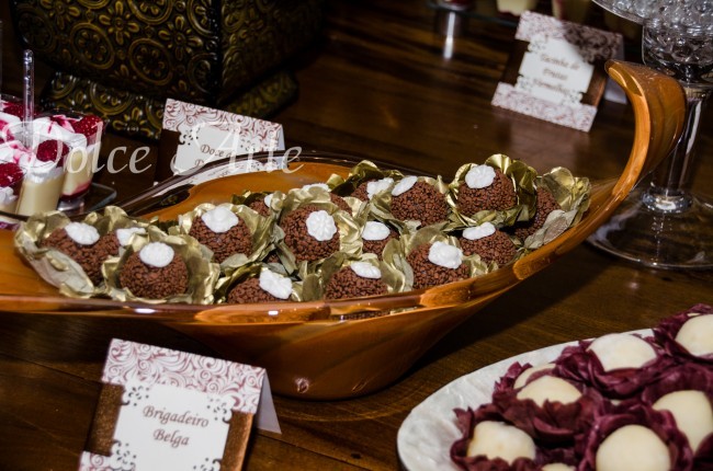 Mesa de Doces - Casamento Ilha do Mehl