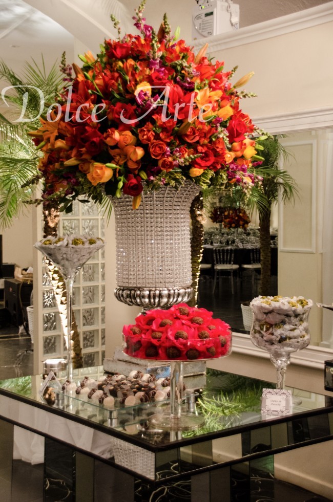 Mesa de Doces - Casamento Ilha do Mehl