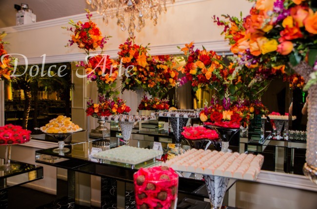 Mesa de Doces - Casamento Ilha do Mehl