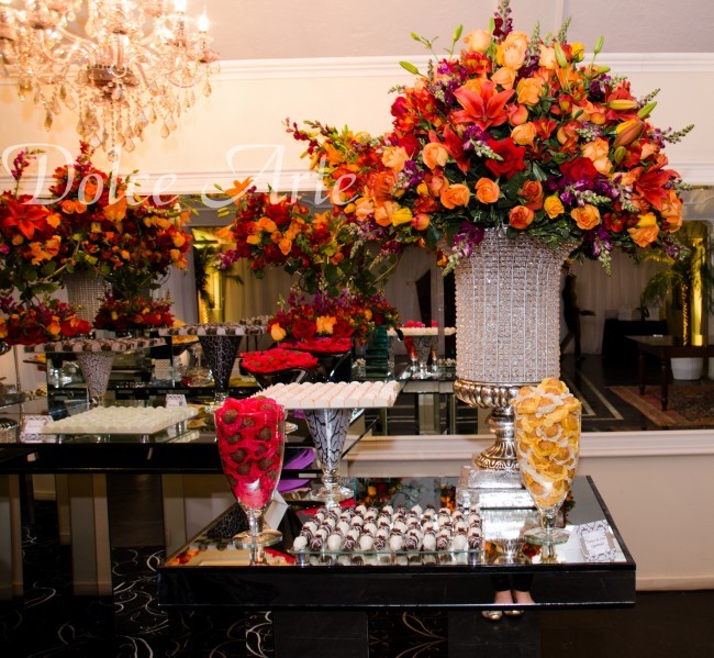 Mesa de Doces - Casamento Ilha do Mehl