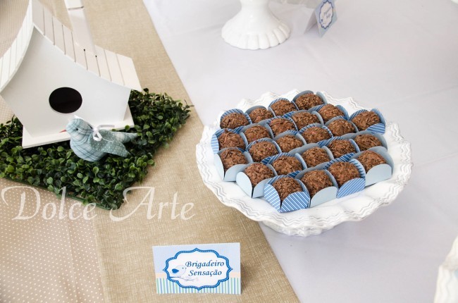 Mesa de Doces - Chá de Bebê Passarinho