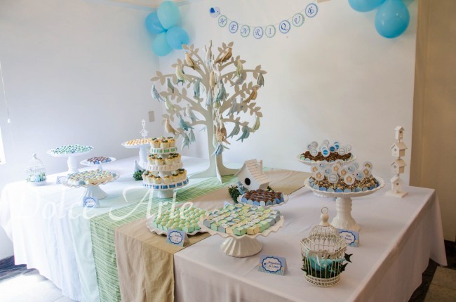 Mesa de Doces - Chá de Bebê Passarinho