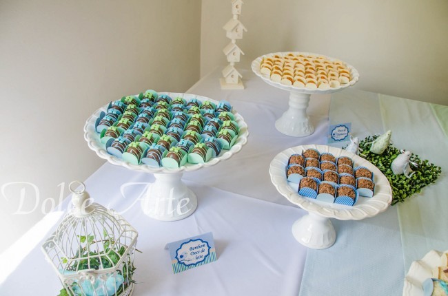 Mesa de Doces - Chá de Bebê Passarinho
