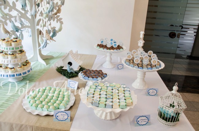 Mesa de Doces - Chá de Bebê Passarinho
