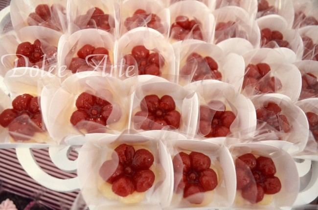 Mesa de Doces - Chá de Panela Marrom e Rosa