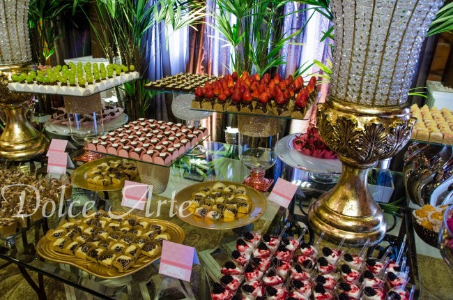 Mesa de Doces - Casamento Chácara Carpe Diem