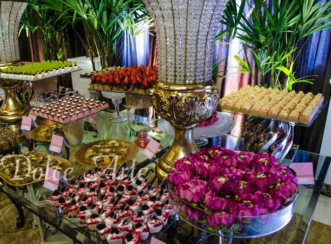 Mesa de Doces - Casamento Chácara Carpe Diem