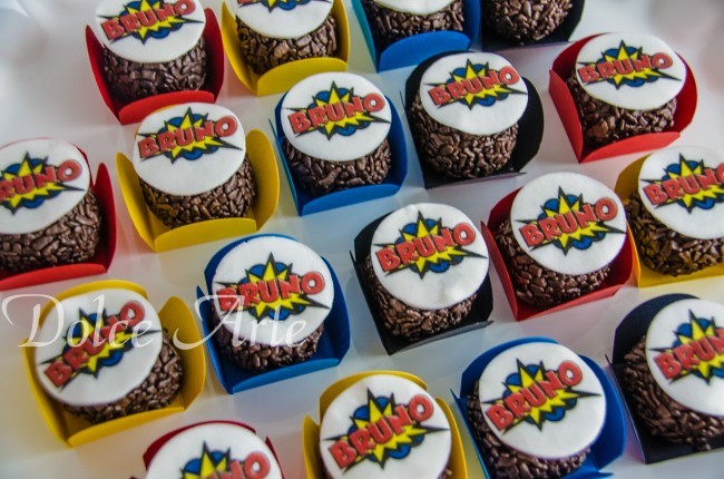 Doces Temáticos Super Heróis