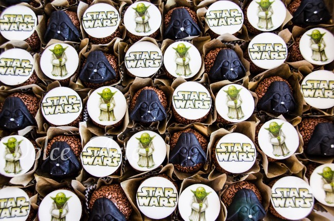 Brigadeiros decorados Star Wars