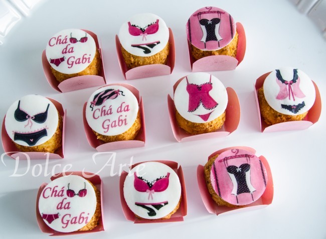Doces Decorados Chá de Lingerie