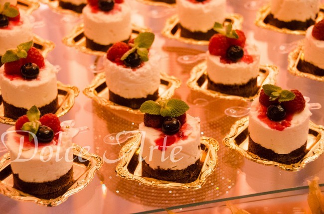 Bavaresi de Frutas Vermelhas