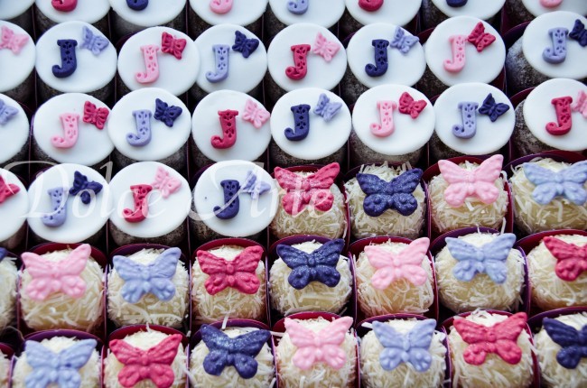 Doces Decorados Barbie Borboleta