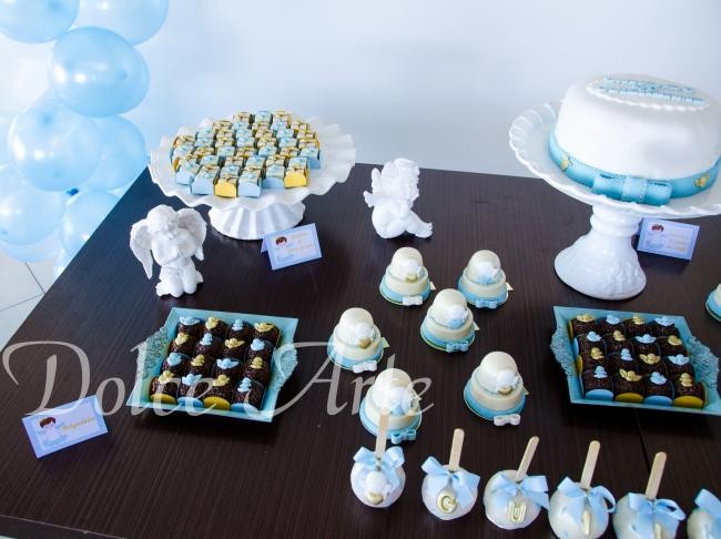 Batizado Azul e Dourado