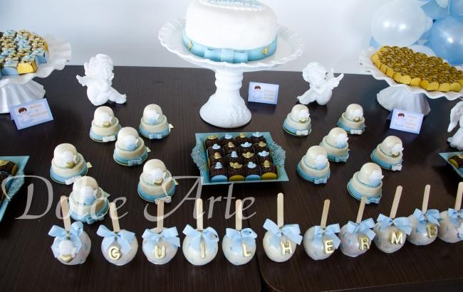 Batizado Azul e Dourado