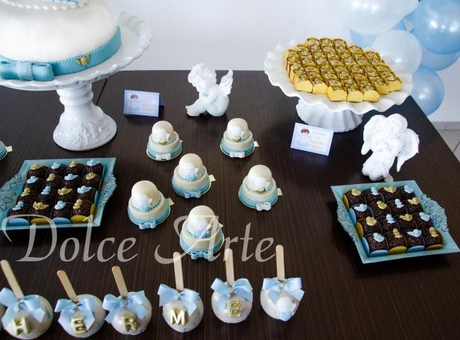 Batizado Azul e Dourado