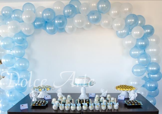 Batizado Azul e Dourado