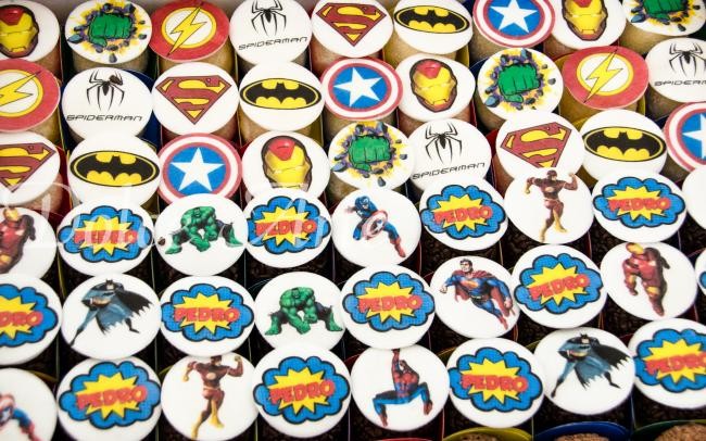 Doces Temáticos Super Heróis