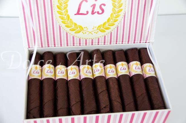 Caixa de Charuto Flor de Lis