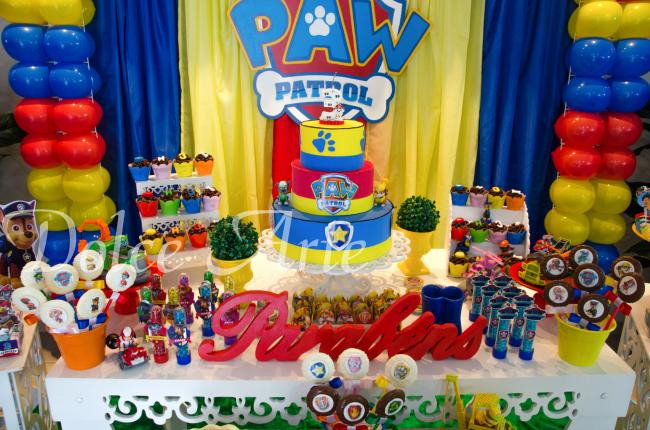 Aniversário Infantil Patrulha Canina