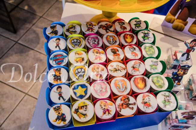 Doces decorados Patrulha Canina