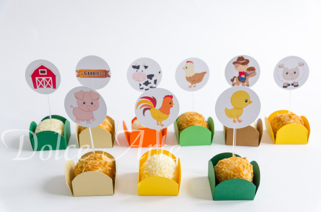 Doces decorados Fazendinha