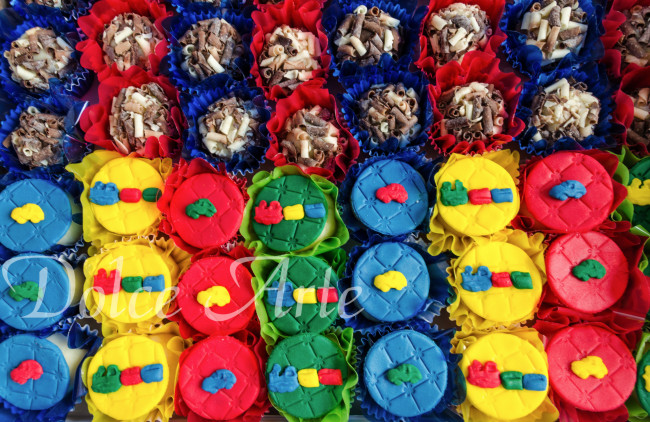 Doces decorados Brinquedos