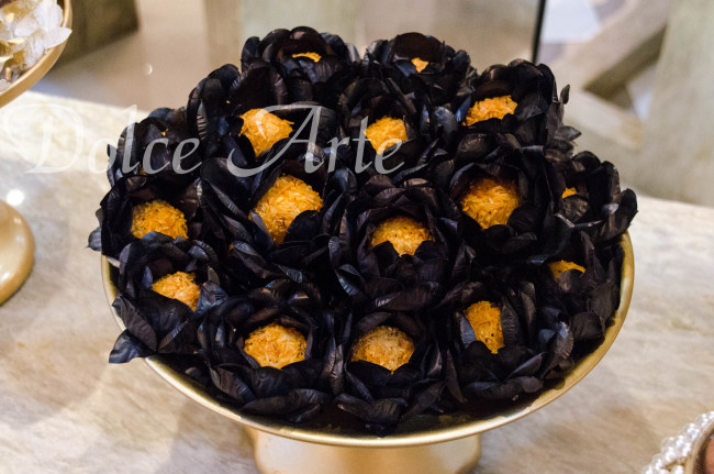 Ouriço de Coco Queimado