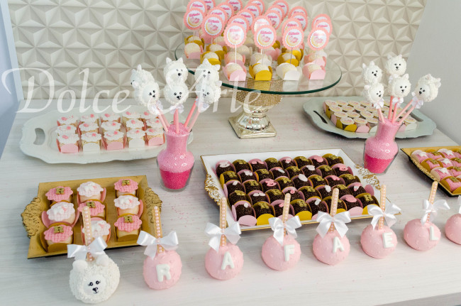 Doces decorados Chá de bebê Ovelhinha