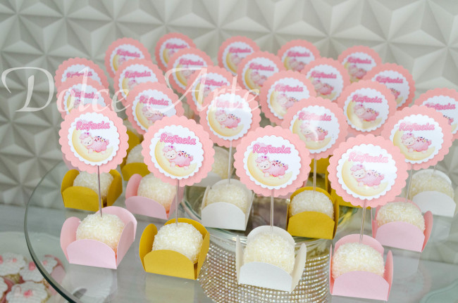 Doces decorados Chá de bebê Ovelhinha