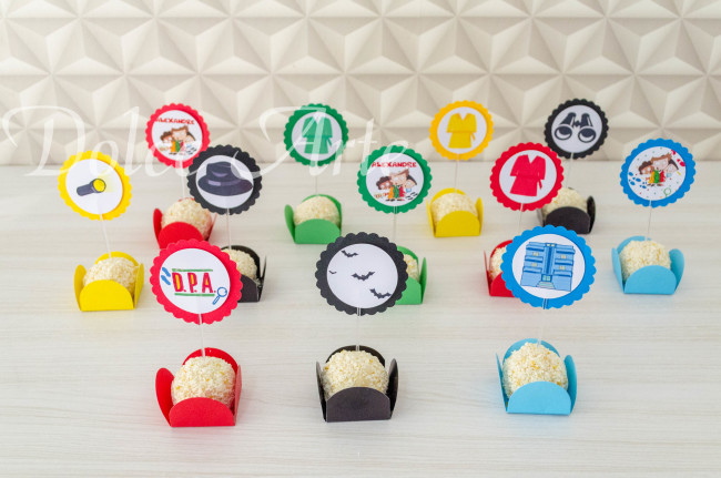 Doces Decorados Detetives do Prédio Azul - DPA