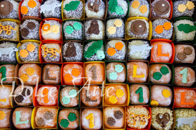 Doces decorados Safari