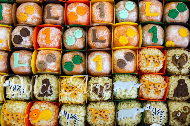 Doces decorados Safari