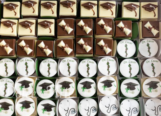 Doces decorados Formatura e Profissões