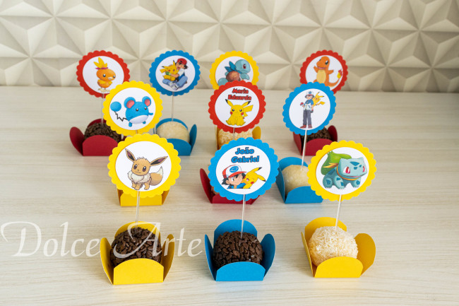 Doces Decorados Pokémon