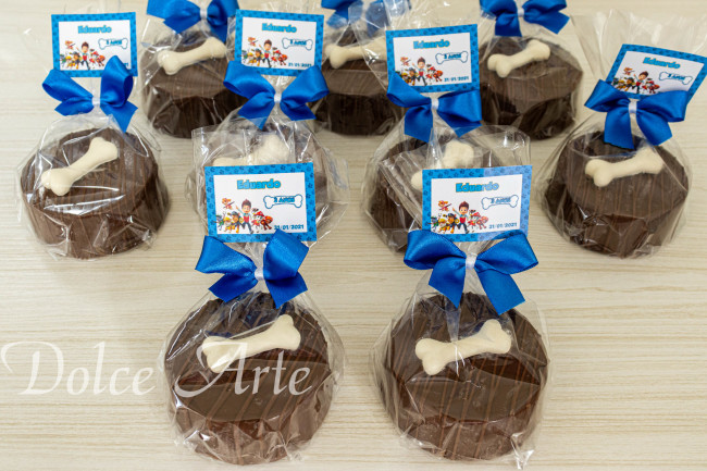 Pão de mel decorado Patrulha Canina