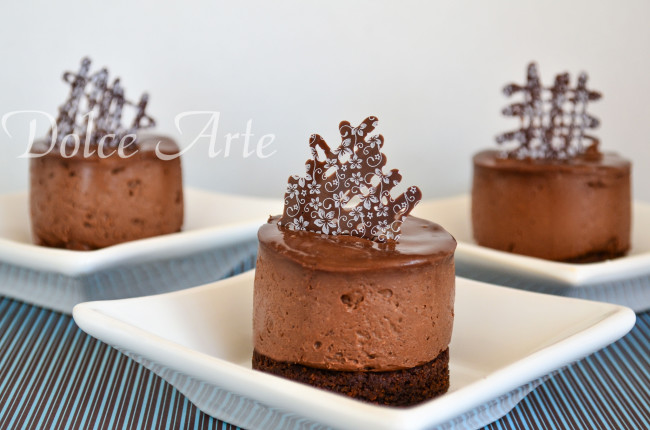 Bavaresi de Chocolate